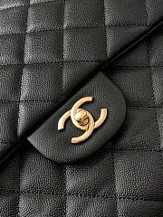 CHANEL | Flap Bag In Black Size 40x26x12 cm  - 4