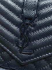 YSL | Quilted Leather Wallet Black Hardware In Black - 4