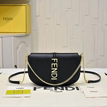 FENDI | Fendigraphy Wallet on Chain Black