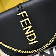 FENDI | Fendigraphy Wallet on Chain Black - 3