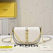 FENDI | Fendigraphy Wallet on Chain White - 1