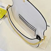 FENDI | Fendigraphy Wallet on Chain White - 5