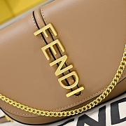 FENDI | Fendigraphy Wallet on Chain Brown - 3