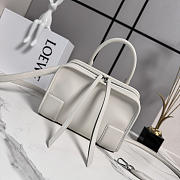 LOEWE | Small Amazona 180 bag in soft calfskin white - 1