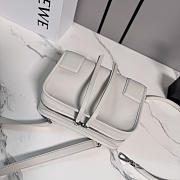 LOEWE | Small Amazona 180 bag in soft calfskin white - 5