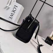 LOEWE | Small Amazona 180 bag in soft calfskin black - 6