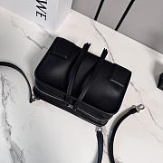 LOEWE | Small Amazona 180 bag in soft calfskin black - 5