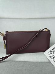 LOEWE | Joya Leather Crossbody Bag Burgundy - 5