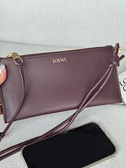 LOEWE | Joya Leather Crossbody Bag Burgundy - 4