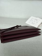 LOEWE | Joya Leather Crossbody Bag Burgundy - 3