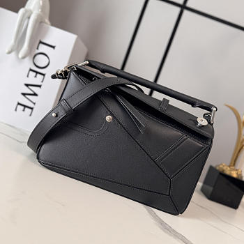 LOEWE | Puzzle leather tote bag black