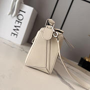 LOEWE | Puzzle leather tote bag off-white - 6
