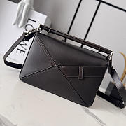 LOEWE | Puzzle leather tote bag brown  - 5