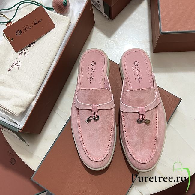 Loro Piana Charms Walk Babouche Loafers 10 - 1