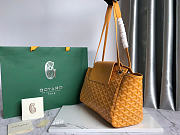 GOYARD | Mustard Goyardine Coated Canvas and Leather Rouette PM Bag Yellow - 6