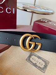 GUCCI | GG 4cm Double-sided cowhide gold/black - 6