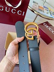 GUCCI | GG 4cm Double-sided cowhide gold/black - 3