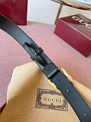GUCCI | GG 3cm Double-sided cowhide gold/black - 6