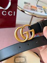 GUCCI | GG 3cm Double-sided cowhide gold/black - 5