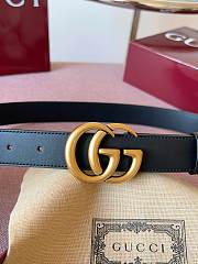 GUCCI | GG 3cm Double-sided cowhide gold/black - 4