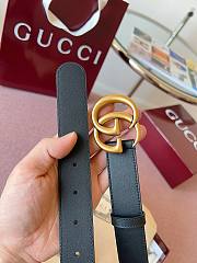 GUCCI | GG 3cm Double-sided cowhide gold/black - 2