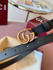 GUCCI | GG 2cm Double-sided cowhide gold/black - 6
