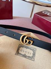 GUCCI | GG 2cm Double-sided cowhide gold/black - 5