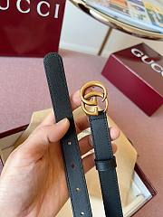 GUCCI | GG 2cm Double-sided cowhide gold/black - 4