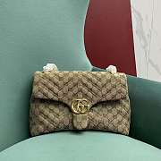 GUCCI | GG Marmont medium shoulder bag Canvas lining - 1