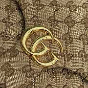 GUCCI | GG Marmont medium shoulder bag Canvas lining - 4