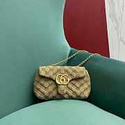 GUCCI | GG Marmont mini shoulder bag Canvas lining - 1