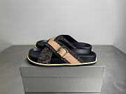 Balenciaga snakeskin cross-strap platform sandals 01 - 1