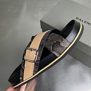 Balenciaga snakeskin cross-strap platform sandals 01 - 4