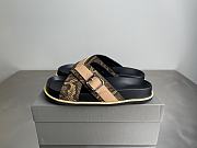 Balenciaga snakeskin cross-strap platform sandals 02 - 1