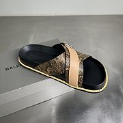Balenciaga snakeskin cross-strap platform sandals 02 - 5