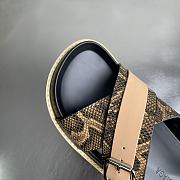 Balenciaga snakeskin cross-strap platform sandals 02 - 4