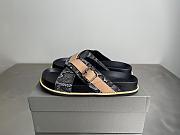 Balenciaga snakeskin cross-strap platform sandals 03 - 1