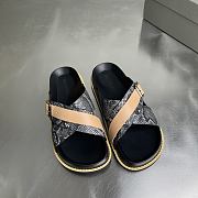 Balenciaga snakeskin cross-strap platform sandals 03 - 6