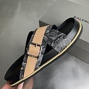 Balenciaga snakeskin cross-strap platform sandals 03 - 5