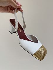 CHANEL 26 | Spring/Summer Slingback Sandals In White - 5