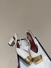 CHANEL 26 | Spring/Summer Slingback Sandals In White - 3