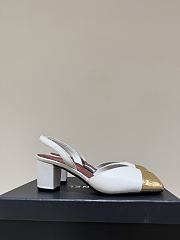 CHANEL 26 | Spring/Summer Slingback Sandals In White - 2