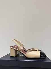CHANEL 26 | Spring/Summer Slingback Sandals In Beige - 4