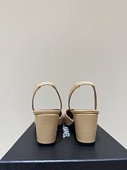 CHANEL 26 | Spring/Summer Slingback Sandals In Beige - 5