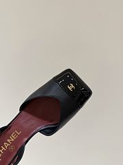 CHANEL 26 | Spring/Summer Slingback Sandals In Black - 6