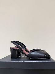 CHANEL 26 | Spring/Summer Slingback Sandals In Black - 2
