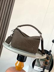 Loewe Small Featherlight Puzzle bag in grained - 1