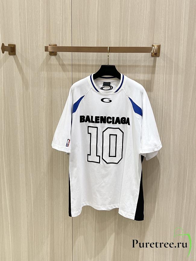 BALENCIAGA | NBA COLLABORATION oversized short-sleeved shirt - 1