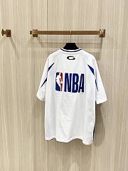 BALENCIAGA | NBA COLLABORATION oversized short-sleeved shirt - 5