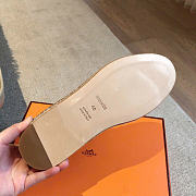 HERMES | Trip espadrille Natural leather sole beige sable - 6
